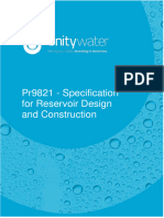 Pr9821 - Specification For Reservoir Design and Construction
