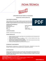 Limpiavidrios Multiuso Tremex 5 Lts Tradicional (Limpiavidrios Tradicional, Bidón 5 LTS) Características Generales