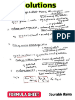 Formula Sheet by Sourabh Raina