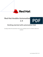 RedHat Ansible Automation Platform 2.4 - Getting Started With Automation Hub