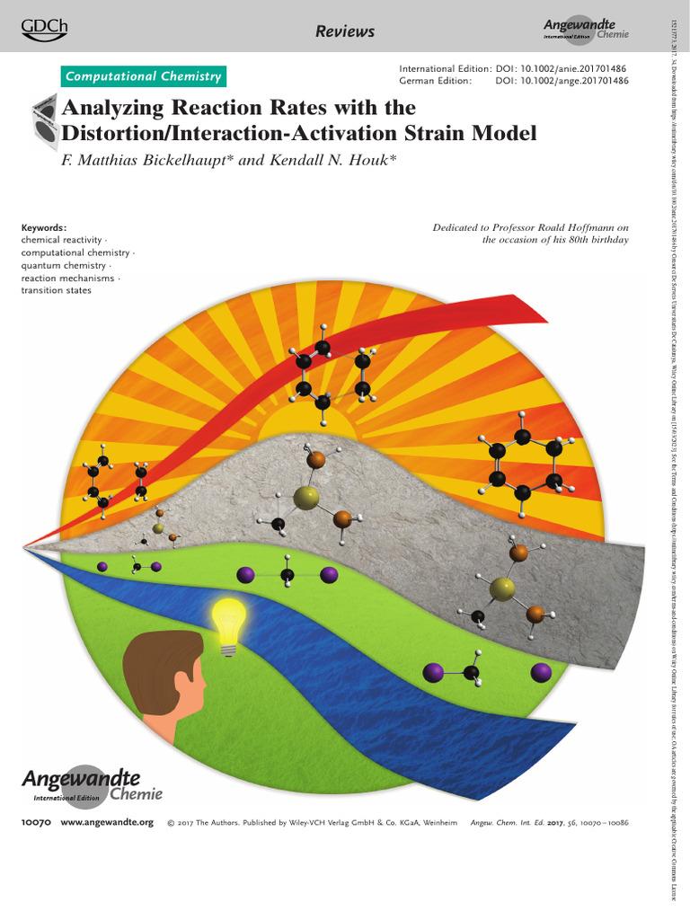Activation Strain Model in Reaction Rates | PDF | Chemical Reactions ...