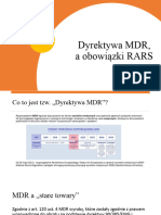 Dyrektywa MDR, A Obowiązki RARS