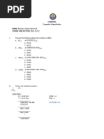 Exercise 3 - Binary Coded Decimal