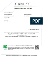 Receita Controlada Digital: Paciente