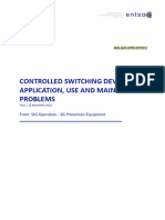 Controlled Switching Device Application Use and Maintenance Problems