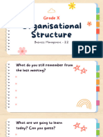 2.2. Organizational Structure - X