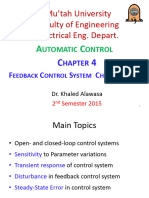 Chapter - 4 - Feedback Control System Characteristics - W2015