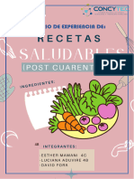 Cuaderno de Campo-Recetas Saludables