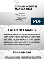 KELOMPOK 12 - PENCEGAHAN KORUPSI DI MASYARAKAT - Wildan Dwi Fornie