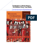 Western Civilization A Brief History Volume I 11th Edition Perry Test Bank