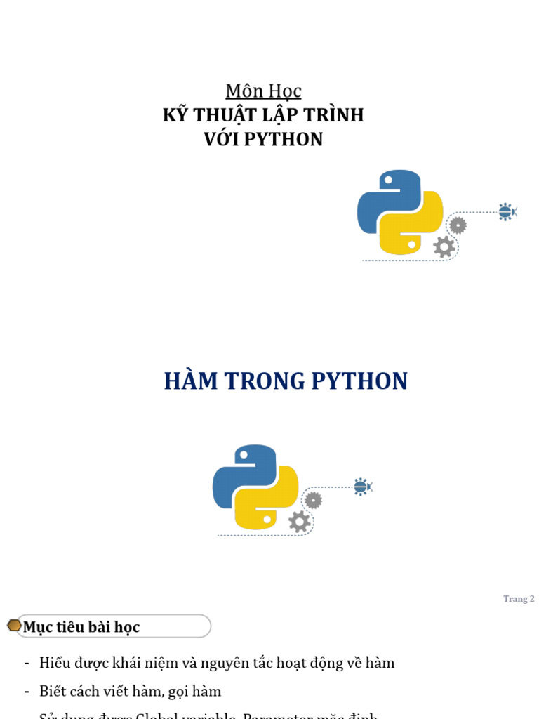 04-Hàm Trong Python | PDF