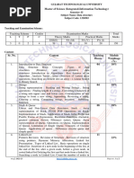 Master of Science (Integrated-Information Technology) : Gujarat Technological University