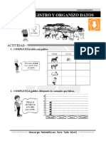 30 Registro y Organizo Datos Segundo de Primaria