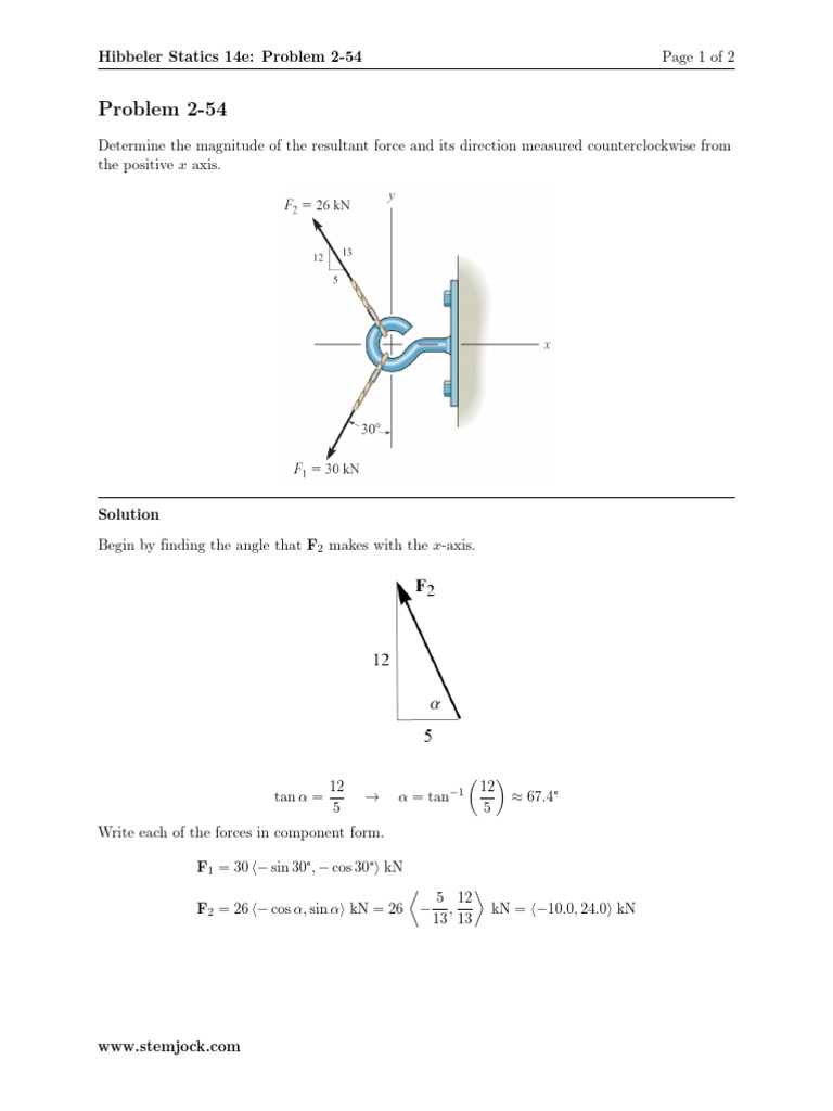 Mechanic Static 15 TH Edition Questions and Answer PDF