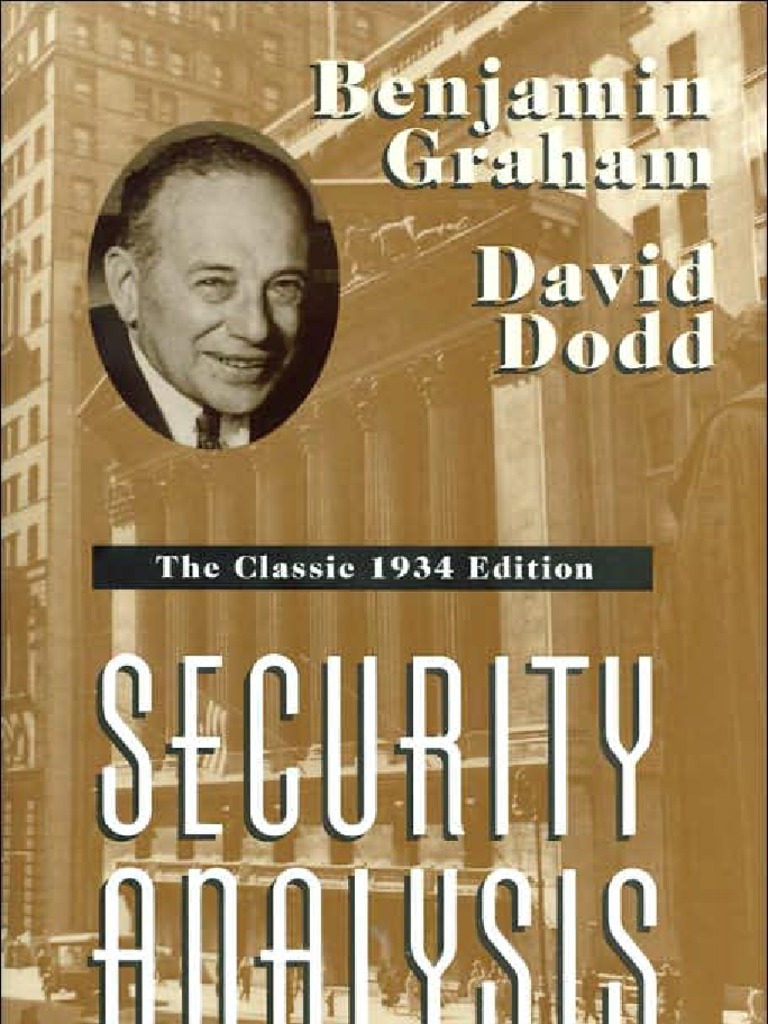 Security Analysis - 1934 - Ben Graham David Dodd | PDF