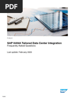 2023 - Sap Hana Tdi Faq