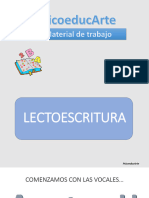 'LECTOESCRITURA 1' Con Usted