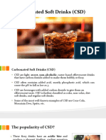 Carbonated Soft Drinks (CSD) - No