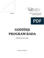 Godinji Program 2022-2023 God