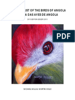 Checklist of The Birds of Angola