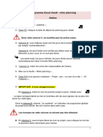 Notice Excel Gantt Rétro Planning