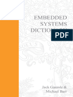 Embedded Systems Dictionary Jack Ganssle and Michael Barr