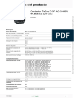 FICHA TeSys Deca Contactors - LC1D09M7