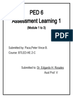 Assessment Learning 1 (Module 1 To 3)