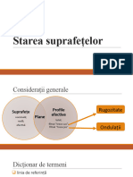 Starea Suprafetelor