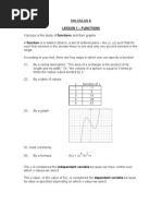 CALCULUS A-Lesson1