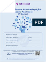 Psicopedagógica - 7º Básico