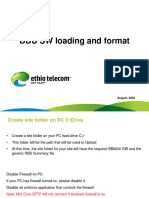 BBU SW Loading and Format