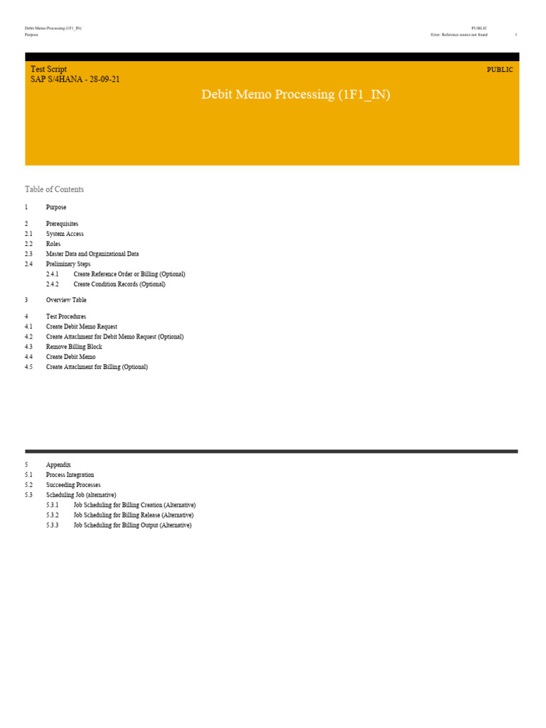 1f1 S4hana2021 BPD en in | PDF | Invoice | Debits And Credits