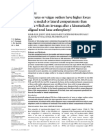 Do Varus or Valgus Outliers Have Higher Forces in The Medial or Lateral Compartments Than Those Which Are In-Range After A Kinematically Aligned Total Knee Arthroplasty