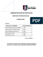 Act. - Ferreycorp - Logística Internacional