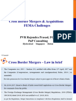 Cross Border Mergers - Rbi Seminar dt22062019 - Rajendra