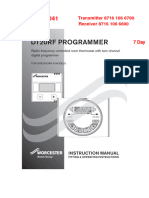 Worcester DT20RF Mk1 Programmer Installation and Servicing Instructions
