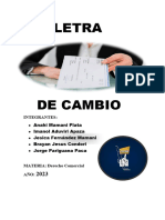 Letra de Cambio Informe-1