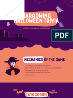 Orange & Purple Halloween Trivia Quiz Presentation