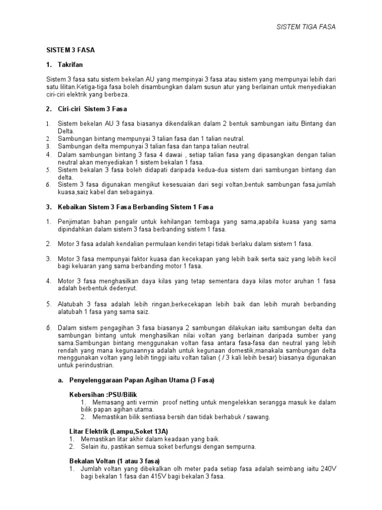Sistem 3 Fasa Pdf