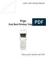 Dual Band Wireless Telephone: Level 1 and 2 Service Manual