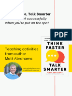 Think Faster, Talk Smarter Teaching Guide