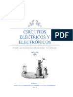 Circuitos Eléctricos Y Electrónicos: Tema 2: Leyes Fundamentales de La Electricidad - Ley de Faraday