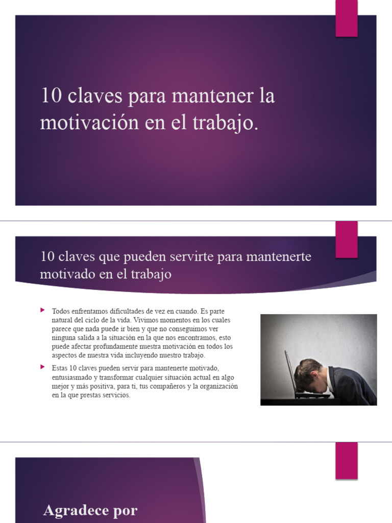10 Claves para Mantener La Motivación en El | PDF | Crecimiento ...