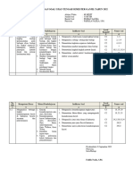 Contoh Format KISI KISI Ujian Tengah Semester