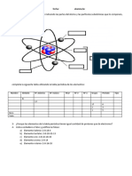 Evaluación Fqa Estructura Atomica, Distribucion de Electrones