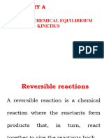 Chemistry A Chemical Equilibrium Kinetics