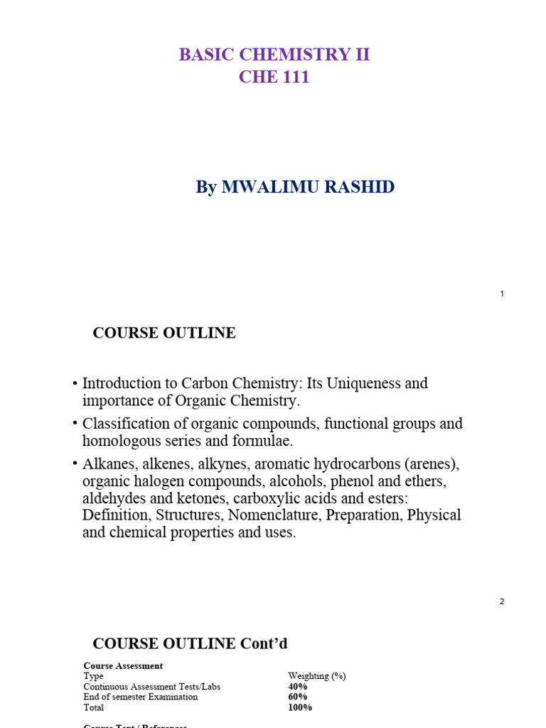 Organic Chemistry Course Overview | PDF | Conformational Isomerism | Alkane