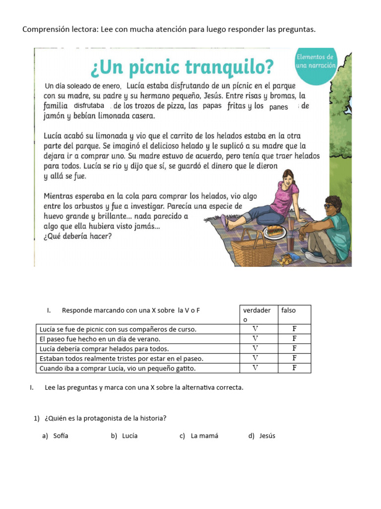 Vocabulario informal en lectura infantil | PDF