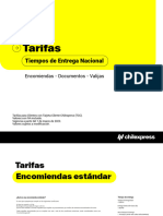 Tarifario Chilexpress 